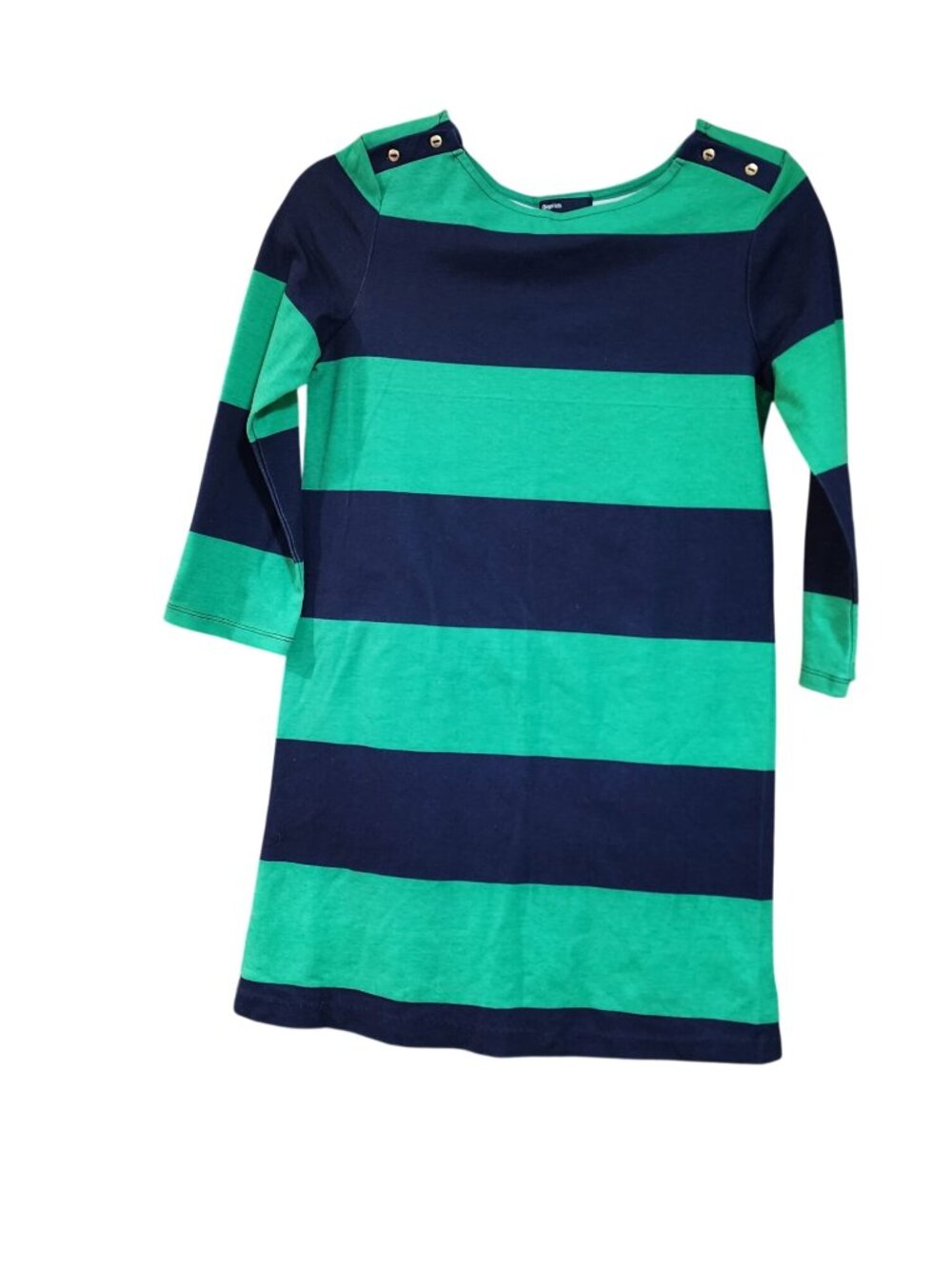 Gap Kids 3/4 Sleeve Striped Dress Girls Size XL 12